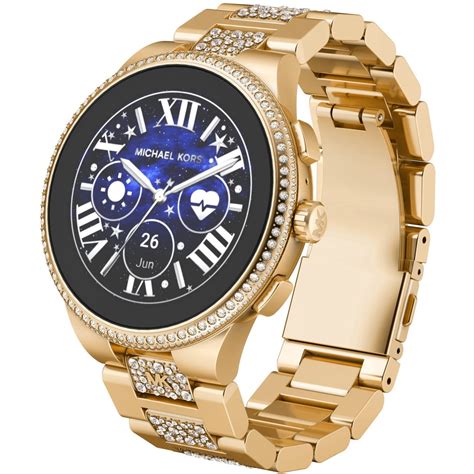 michael kors horloge met bloemen|Michael Kors horloge dames smartwatch.